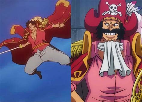 Silueta de Gol D. Roger con el tesoro One Piece al fondo