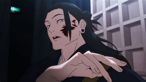 Imagen de Suguru Geto rodeado de maldiciones.