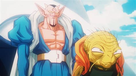 Ilustración de Dabura petrificando a Piccolo y Krilin