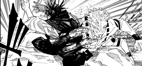 Ilustración de un hechicero de Jujutsu Kaisen luchando contra una maldición