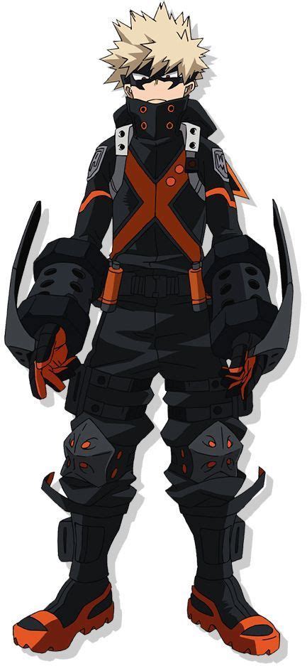 Galería de trajes de héroe de Bakugo a lo largo de la serie
