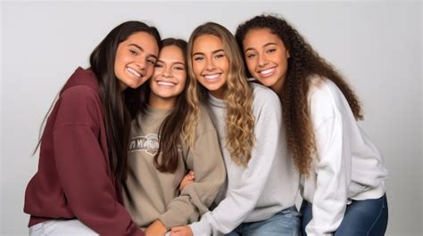 Grupo de chicas alrededor de un chico