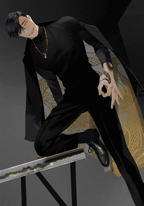 Ilustración de Kwon Sehyuk y Hamin en estilo manhwa