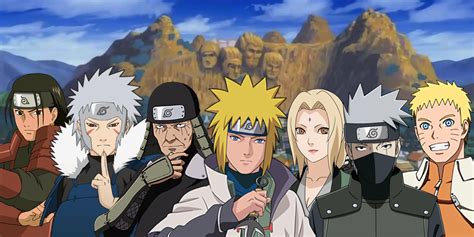 Caras de los Cinco Hokage