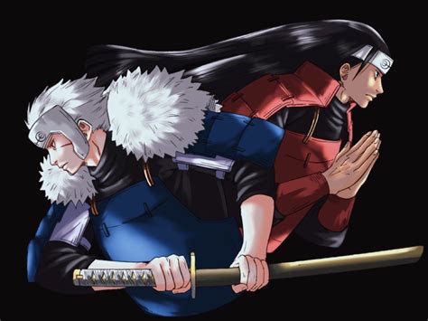 Tobirama Senju luchando junto a Hashirama