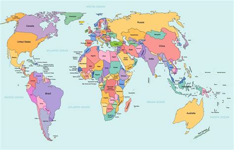 Mapa del mundo de Fiore con los gremios mágicos destacados