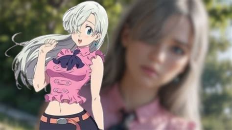 Elizabeth Liones en diferentes atuendos