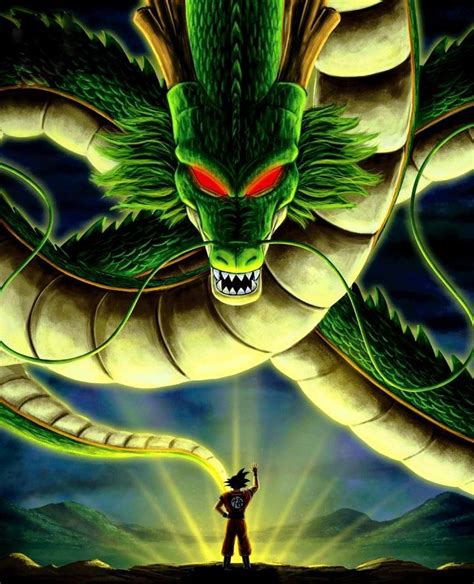 Imagen de Goku invocando a Shenron
