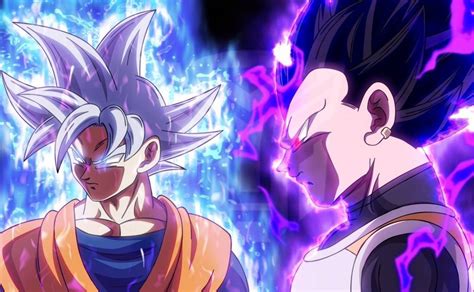 Goku y Vegeta en batalla