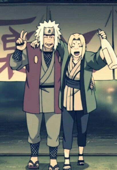Jiraiya y Tsunade jóvenes