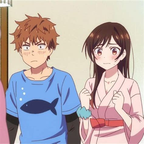 Chizuru Ichinose y Kazuya Kinoshita en un momento de la segunda temporada de Rent-A-Girlfriend