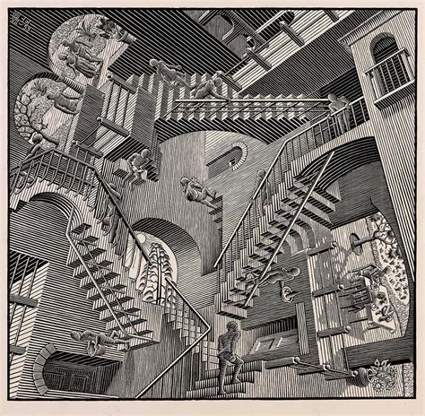Grabado de M.C. Escher y su influencia en Berserk