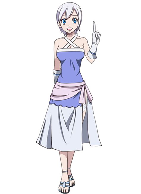 Ilustración de Lisanna Strauss en una pose de combate