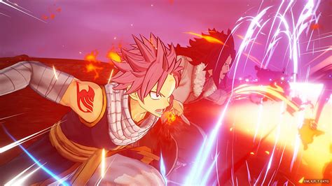 Escena de combate en Fairy Tail