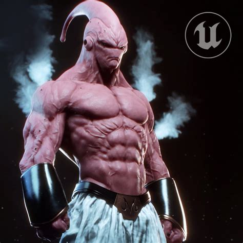 Cosplay de Majin Buu, detallado y realista