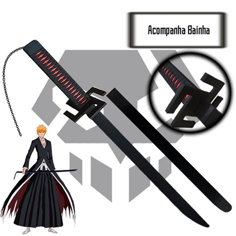 Representación del Doble Zangetsu, la forma final de la espada de Ichigo