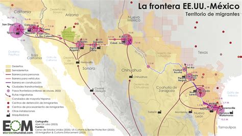 Mapa de la frontera entre Konoha y Sunagakure