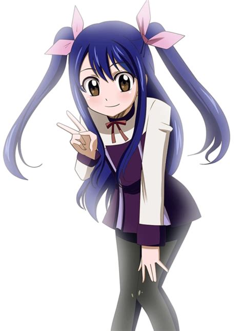 Wendy Marvell usando magia de aire