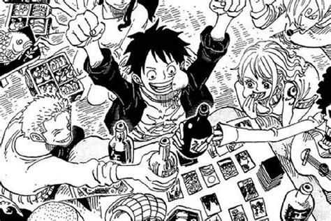 Escena de batalla del manga One Piece
