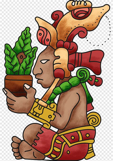 Ilustración de un dios de las plantas con aura sombría