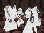 Chiyo y sus marionetas Chikamatsu en acción