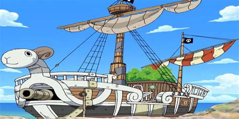 Going Merry siendo reparado