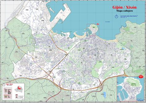 Mapa del recinto de Metrópoli Gijón con las diferentes zonas