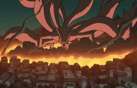 El ataque de Kurama a Konoha