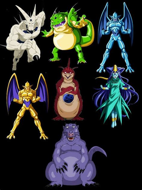 Ilustración de los Dragones Malignos