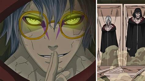 Kabuto invocando el Edo Tensei