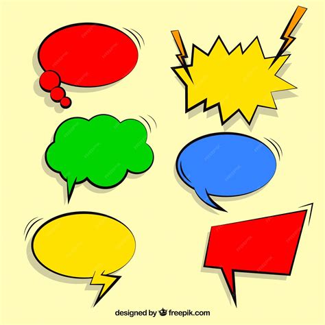 Paleta de colores para personalizar bocadillos de cómic