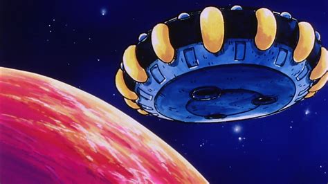 Planeta Vegeta y la nave espacial de Bulma