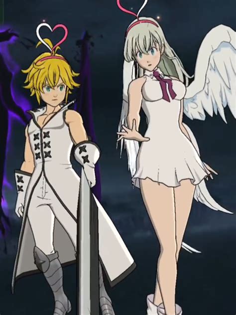 Ilustración de Estarossa y Elizabeth