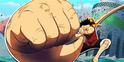 Luffy en su forma Gear Fourth, demostrando su dominio del Haki
