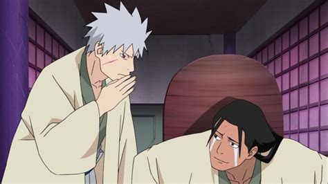 Ilustración de Tobirama y Hashirama trabajando juntos