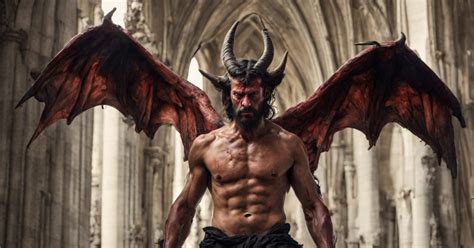 Representación artística de un demonio en forma Indura