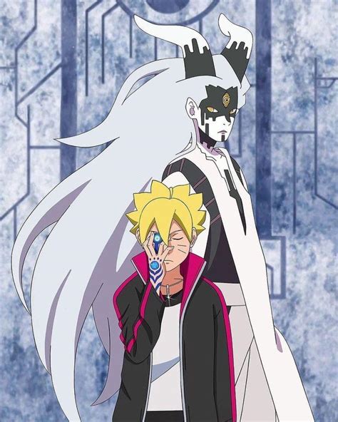 Boruto Uzumaki poseído por Momoshiki