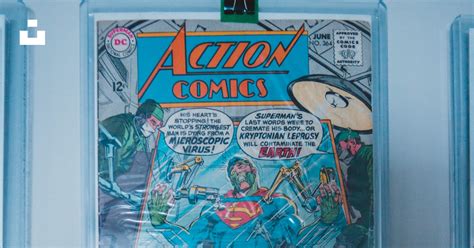 Primer plano de un cómic clásico