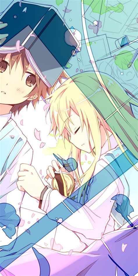 Ilustración de Sorata cuidando de Mashiro en el dormitorio Sakurasou