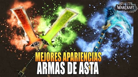Variedad de armas de asta, incluyendo un tridente