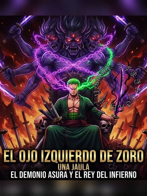 Roronoa Zoro con el ojo izquierdo cerrado