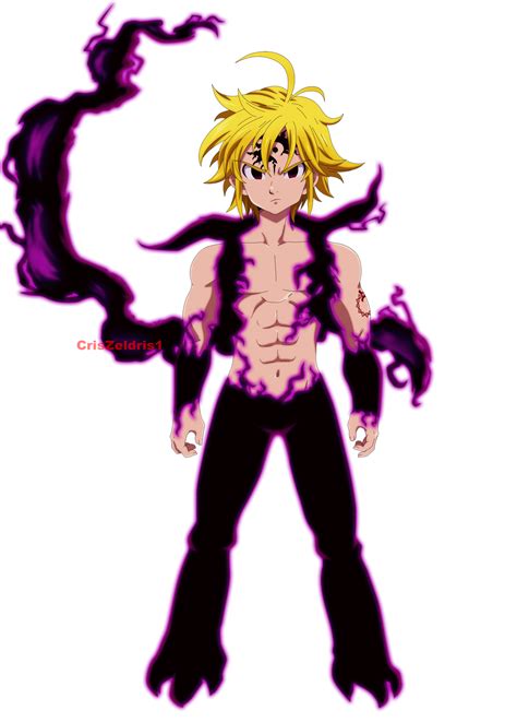 Meliodas en pose de batalla