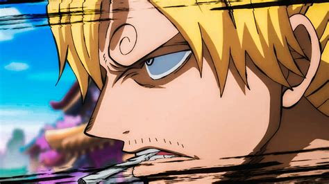 Sanji con su peinado cubriendo un ojo