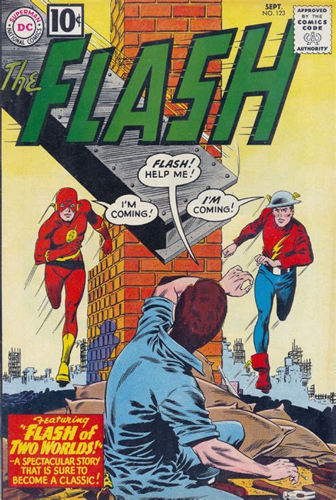 Ilustración de la portada de The Flash #123, 
