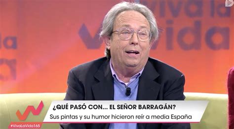 El Señor Barragán caracterizado