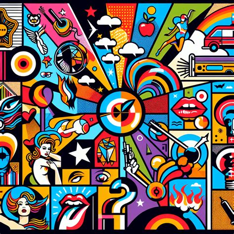 Ejemplo de maquillaje de arte pop con puntos y líneas audaces