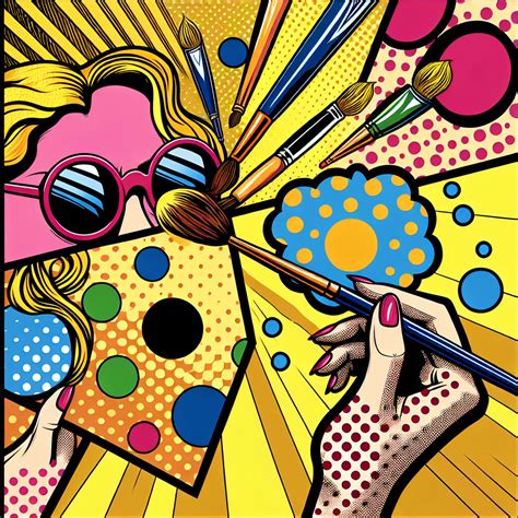 Perro con un disfraz inspirado en el arte pop