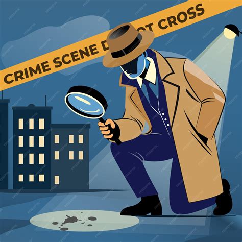 Ilustración de Batman investigando una escena del crimen en Gotham
