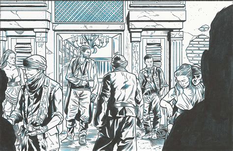 Ejemplo de plano frontal en cómic