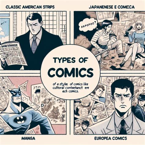 Clasificación de tipos de cómics